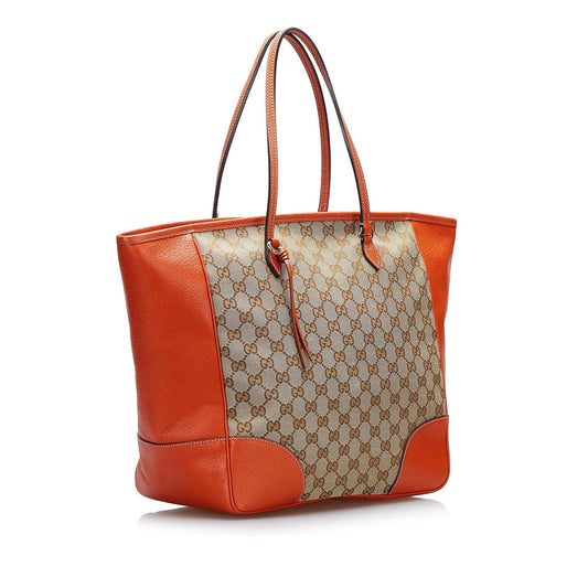 Luxury Gucci GG Canvas Bree Tote Bag (SHG-1m3kbx)