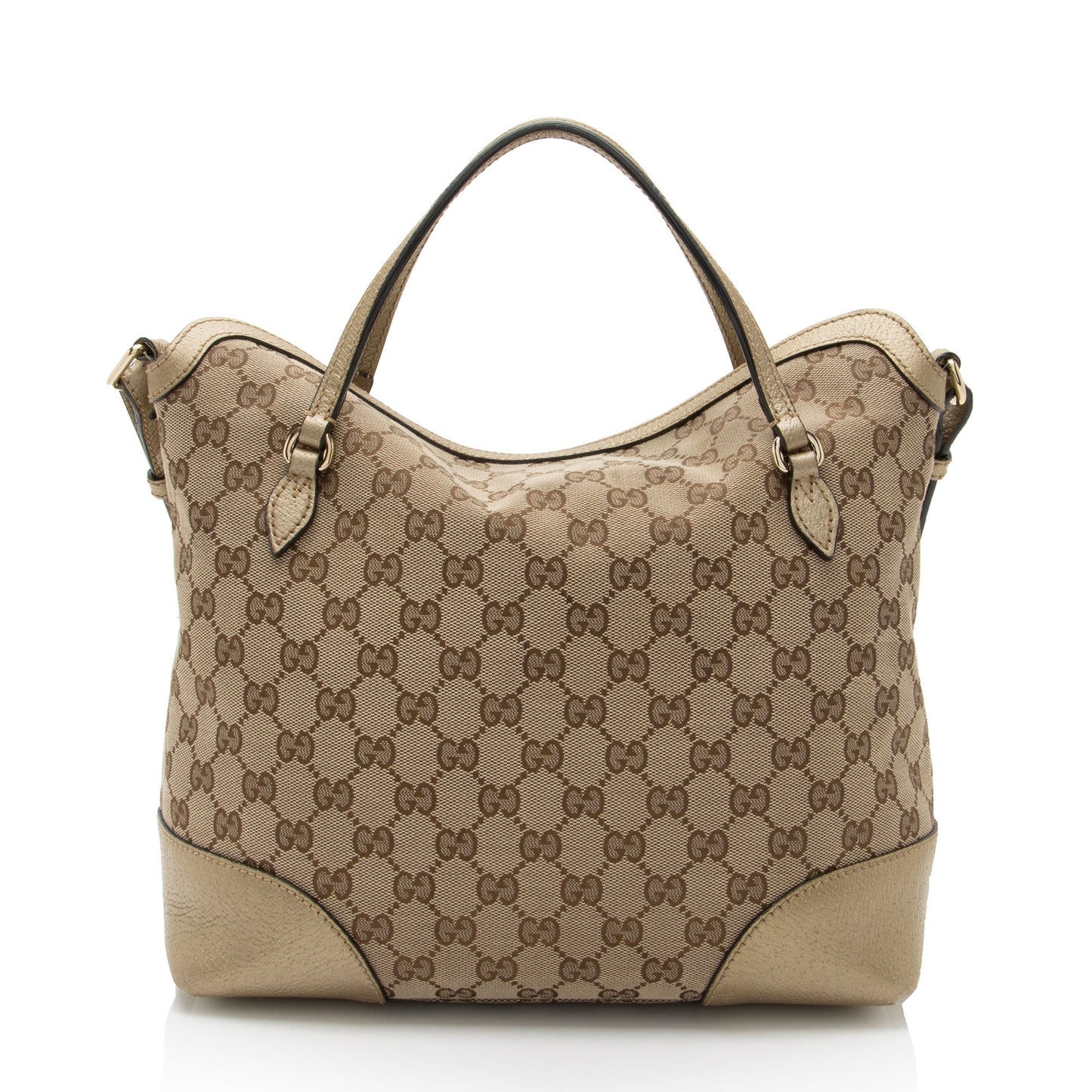 Gucci GG Canvas Bree Tote (SHF-9TFhBr)