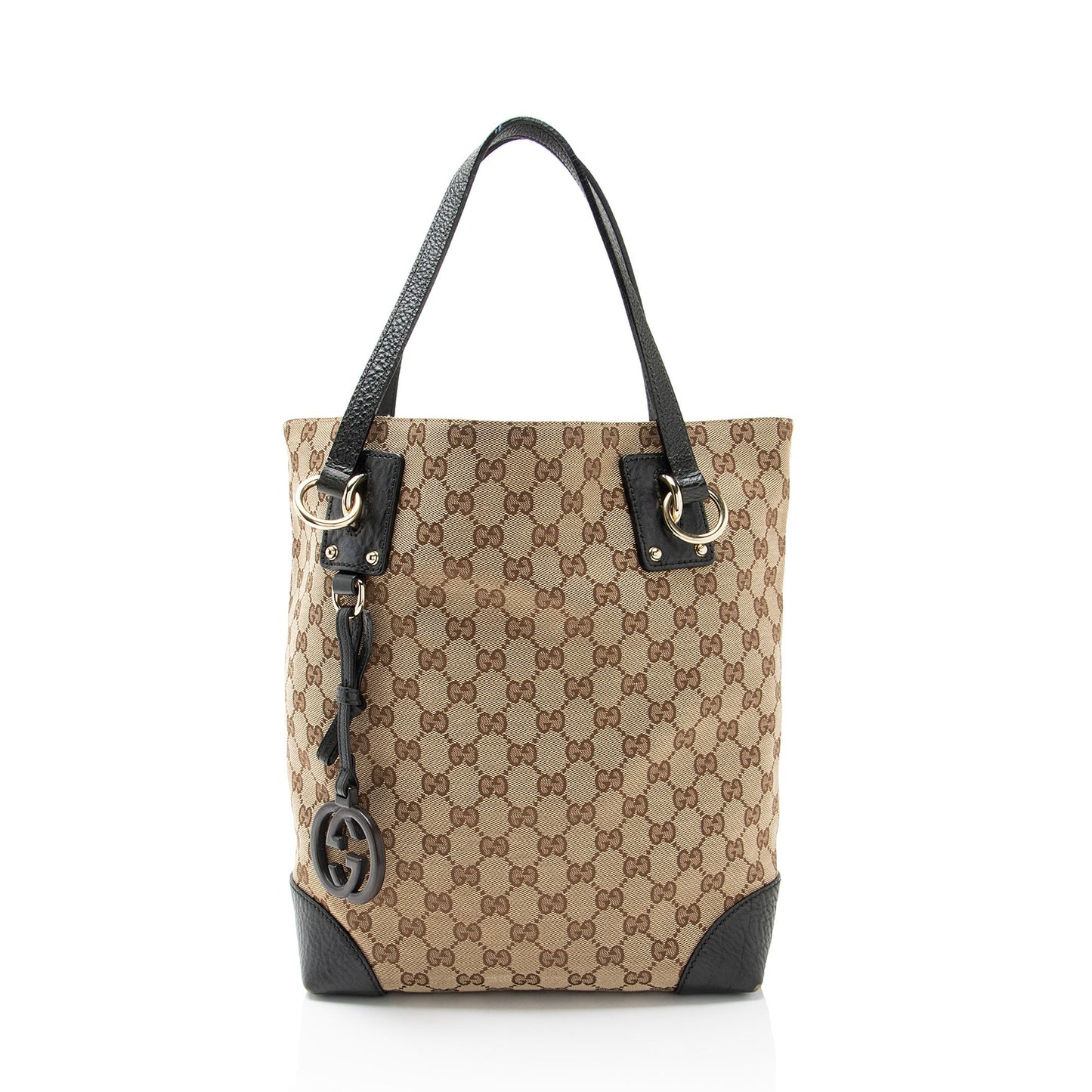 Gucci GG Canvas Charm Medium N/S Tote
