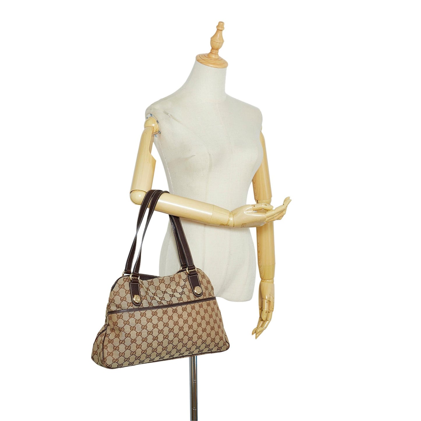 Gucci GG Canvas Charmy Shoulder Bag (SHG-GeAMUI)