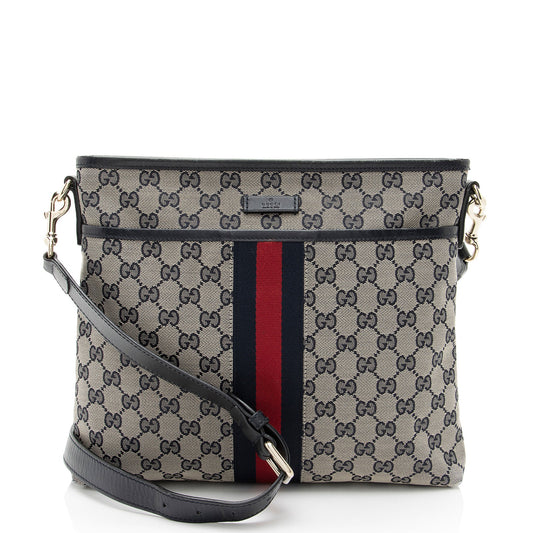 Gucci GG Canvas Classic Web Messenger