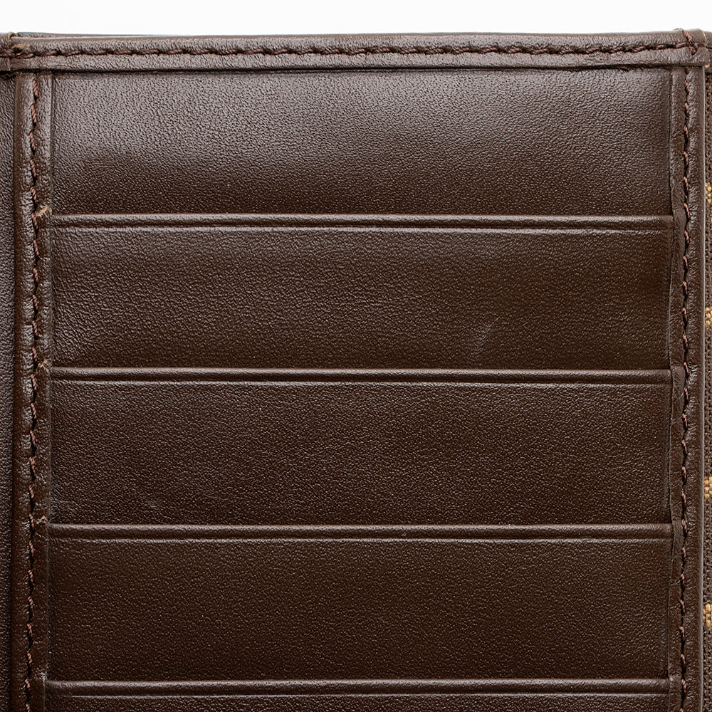 Gucci GG Canvas Continental Wallet (SHF-20077)