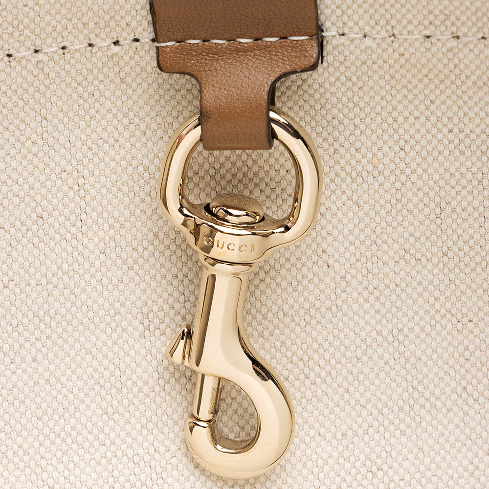 Gucci GG Canvas Craft Small Tote (SHF-21294)