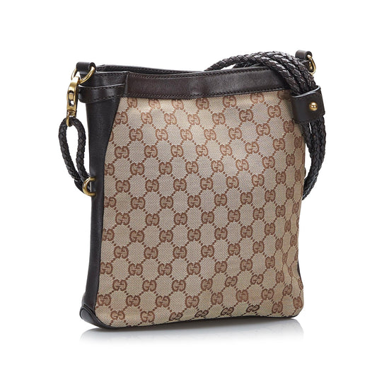 Gucci GG Canvas Crossbody Bag (SHG-opFXVL)