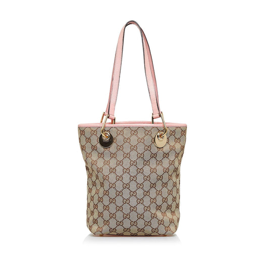 Luxury Gucci GG Canvas Eclipse Tote (SHG-Yam187)
