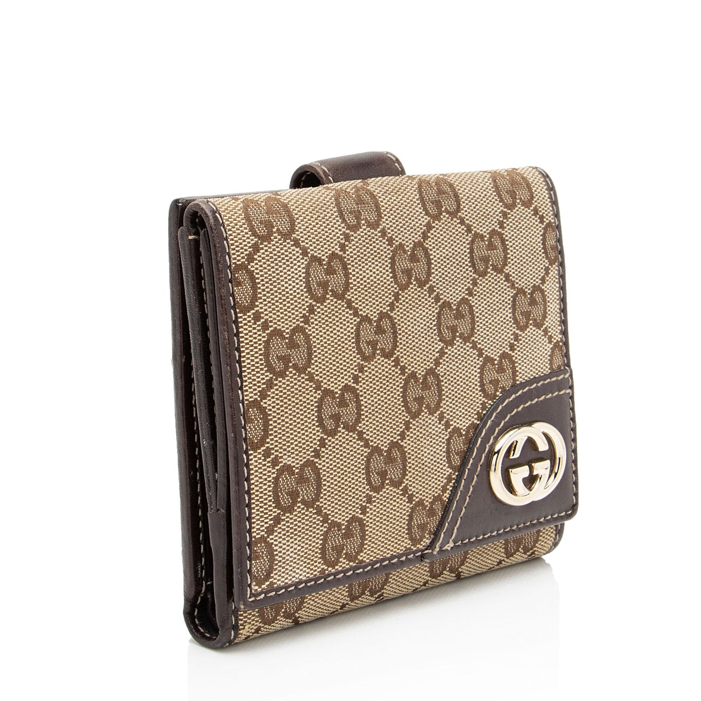 Gucci GG Canvas New Britt French Wallet
