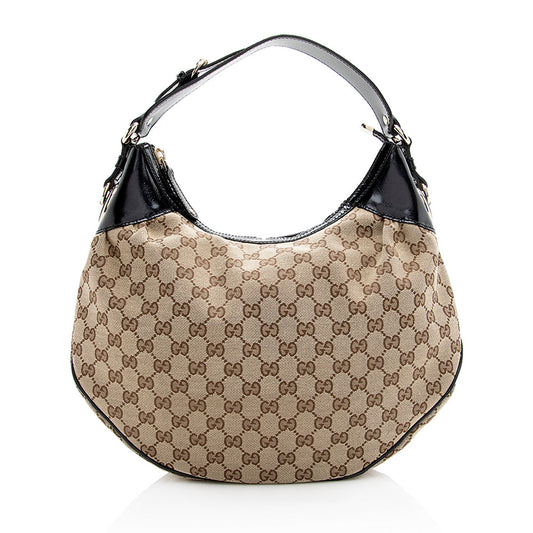Gucci GG Canvas Glam Hobo (SHF-20542)