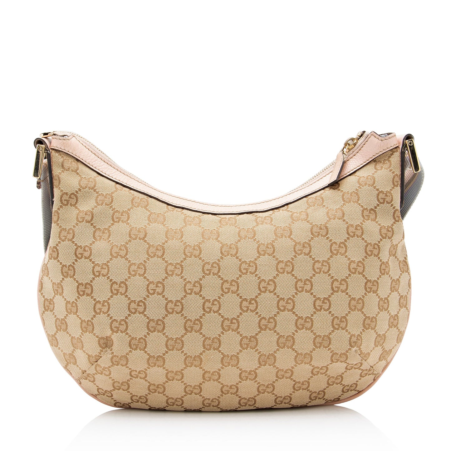 Gucci GG Canvas Half Moon Medium Messenger Bag (SHF-3lgdQ3)