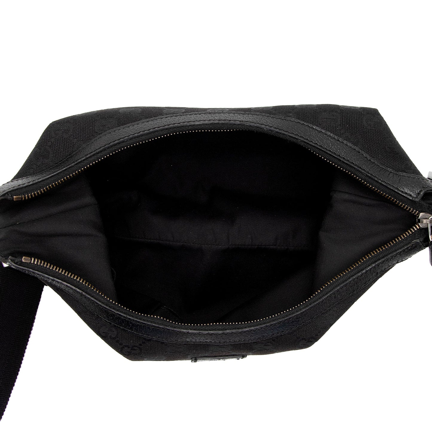 Gucci GG Canvas Half Moon Medium Messenger Bag (SHF-aTmqfv)