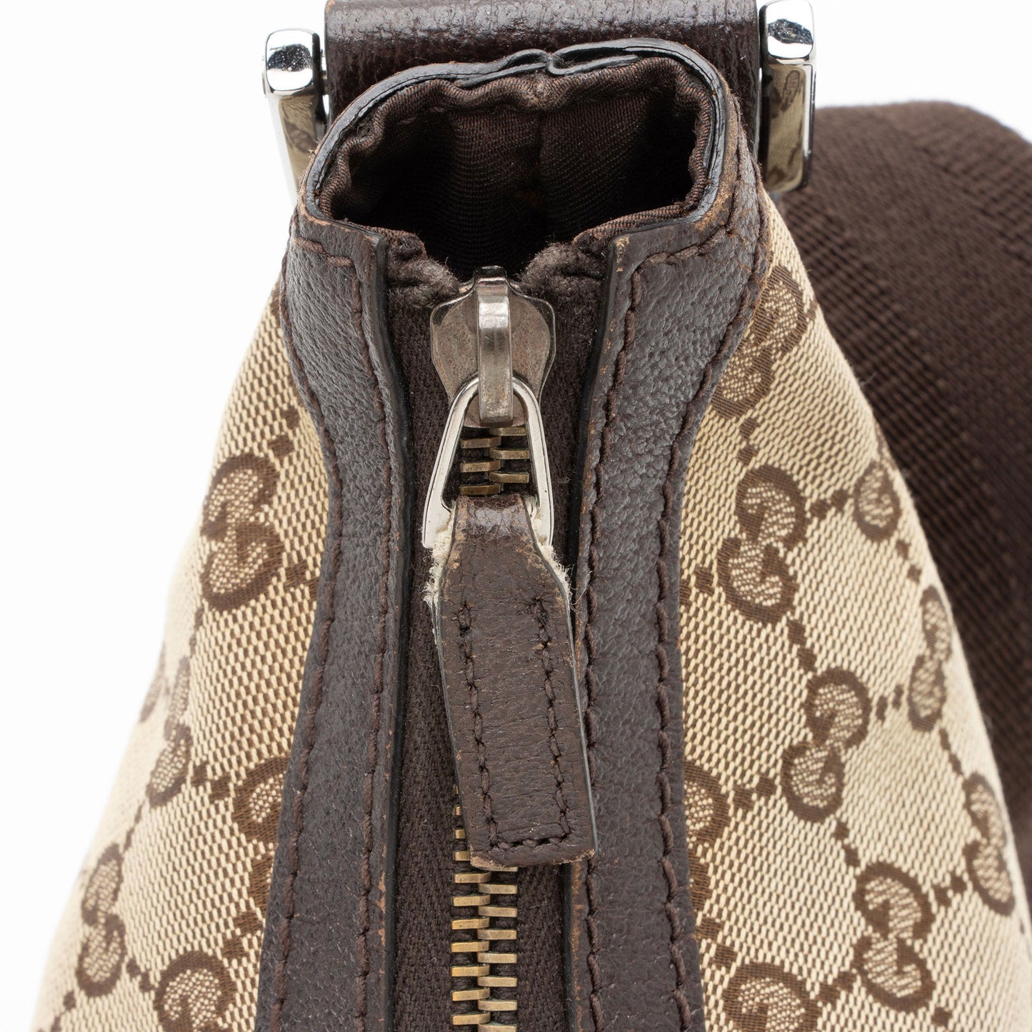 Gucci GG Canvas Half Moon Medium Messenger