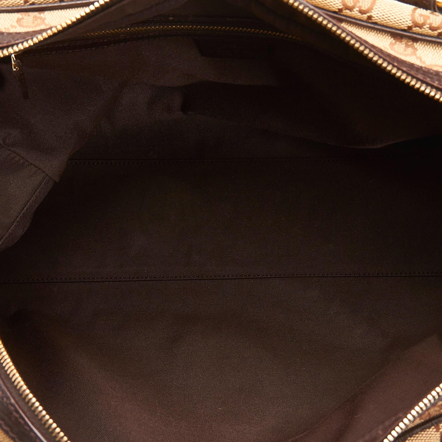 Gucci GG Canvas Hasler Handbag (SHG-7i2EZI)