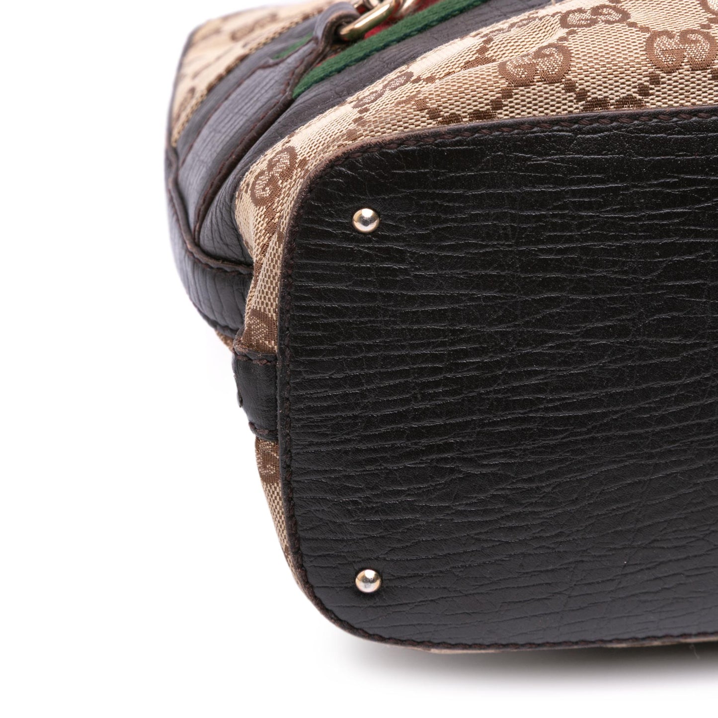 Gucci GG Canvas Hasler Web Tote