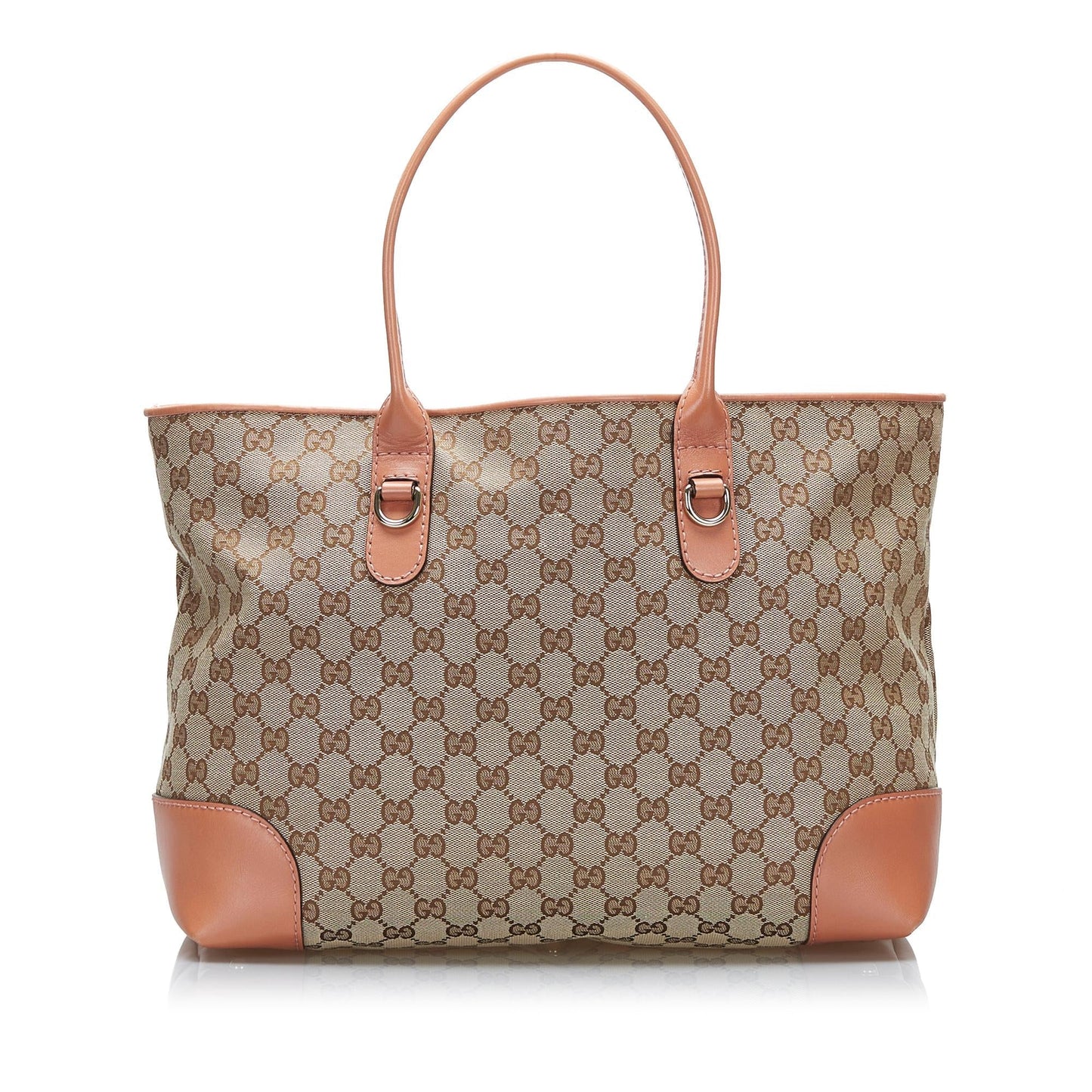 Luxury Gucci GG Canvas Heart Bit Tote (SHG-3fnCTw)