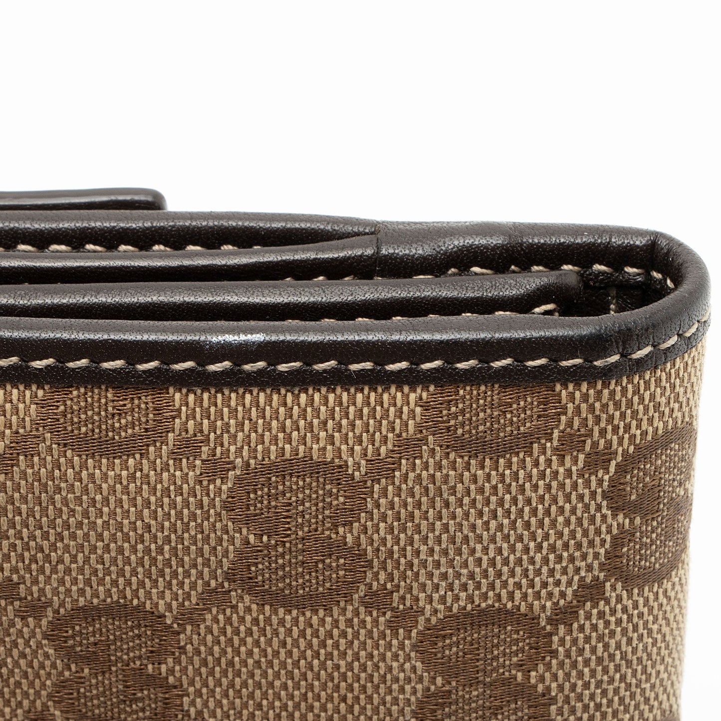Gucci GG Canvas Heart Script Continental Wallet