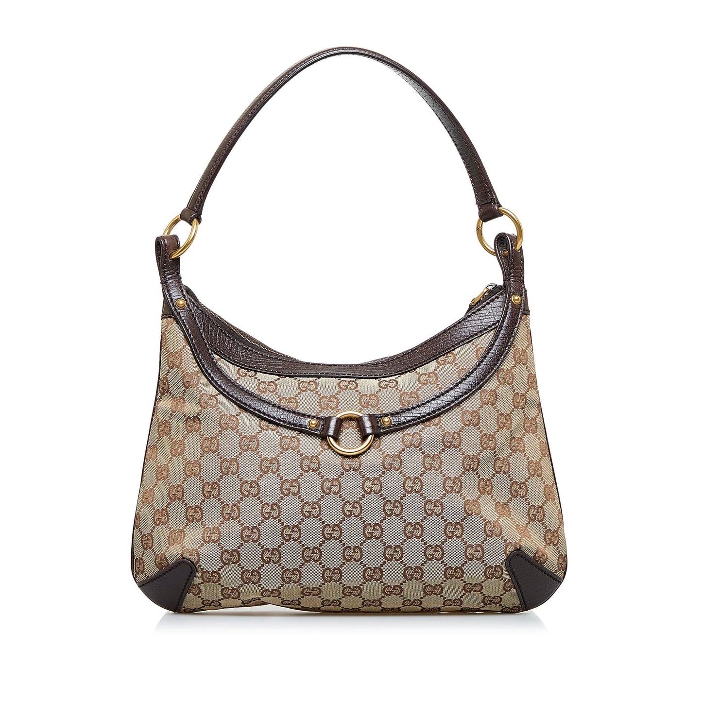 Gucci GG Canvas Horsebit Hobo Bag (SHG-3vKr0U)