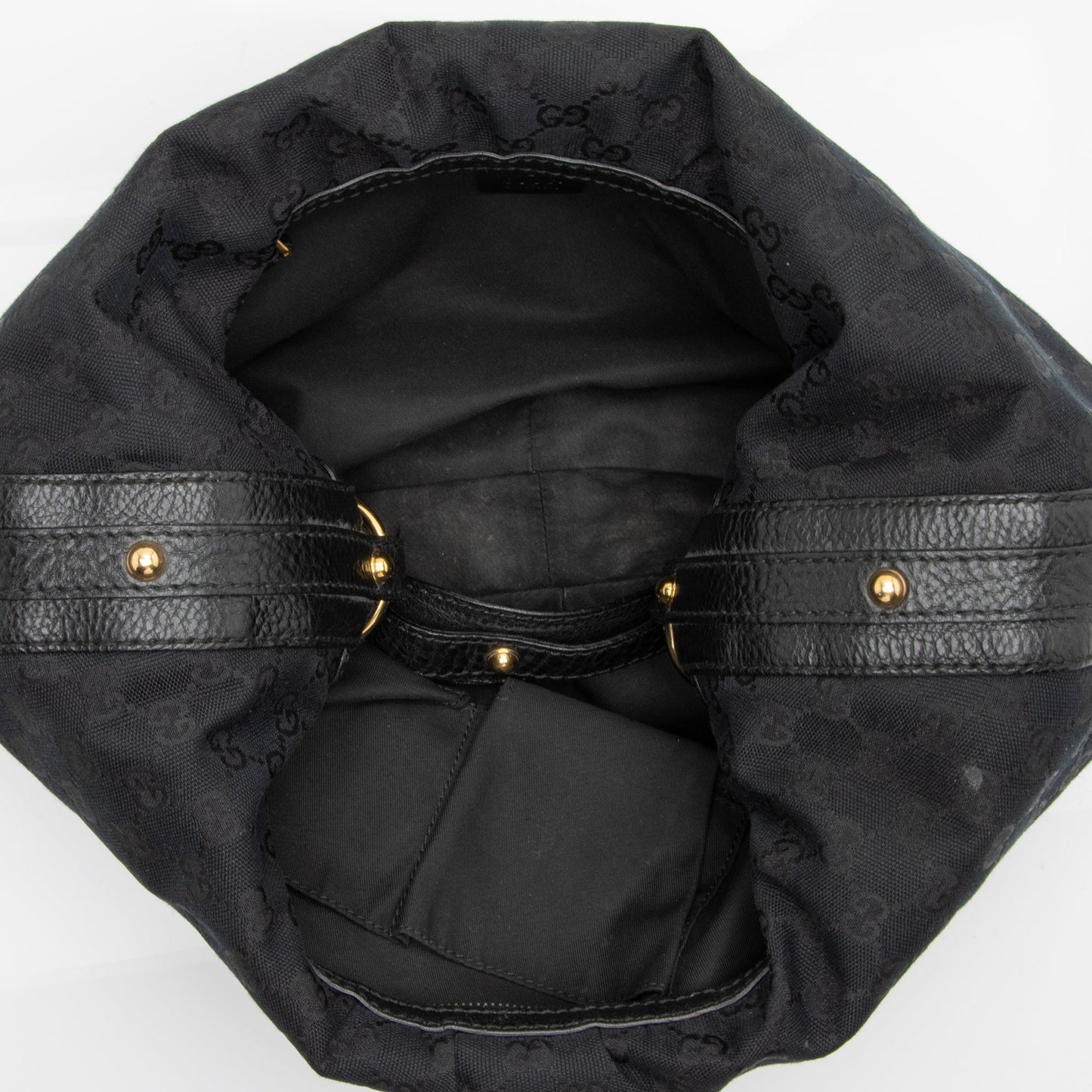Gucci GG Canvas Interlocking G Medium Hobo (SHF-23929)