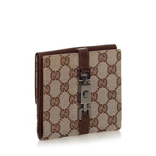 Gucci GG Canvas Jackie Wallet (SHG-33728)