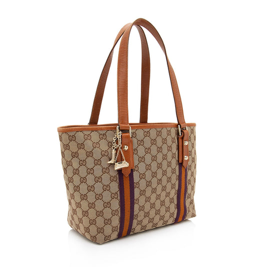 Luxury Gucci GG Canvas Jolicoeur Medium Tote (SHF-JDa0i6)
