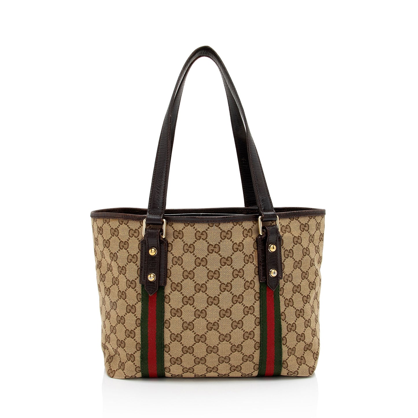 Gucci GG Canvas Jolicoeur Medium Tote (SHF-U5hUpD)