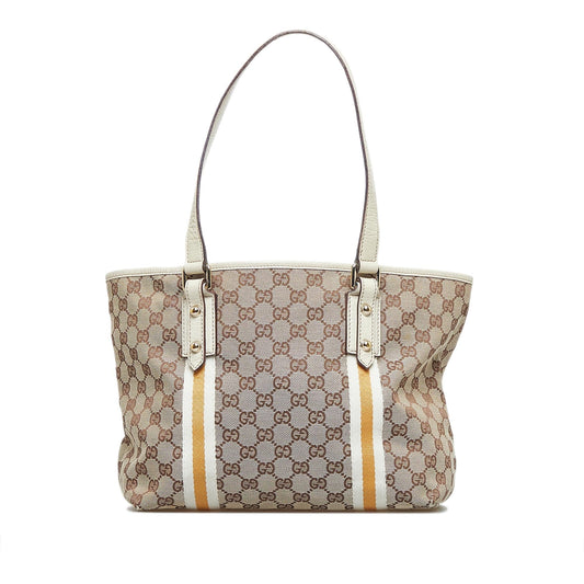 Luxury Gucci GG Canvas Jolicoeur Tote Bag (SHG-yxc9bo)