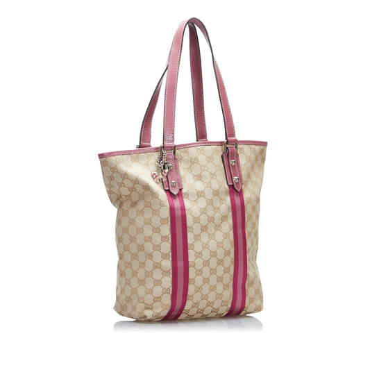 Luxury Gucci GG Canvas Jolicoeur Tote (SHG-5H7daB)