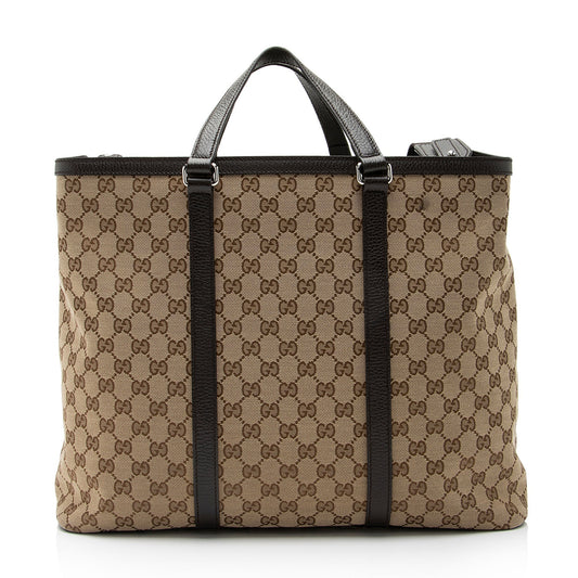 Luxury Gucci GG Canvas Joy Large Tote (SHF-W3Bfu5)