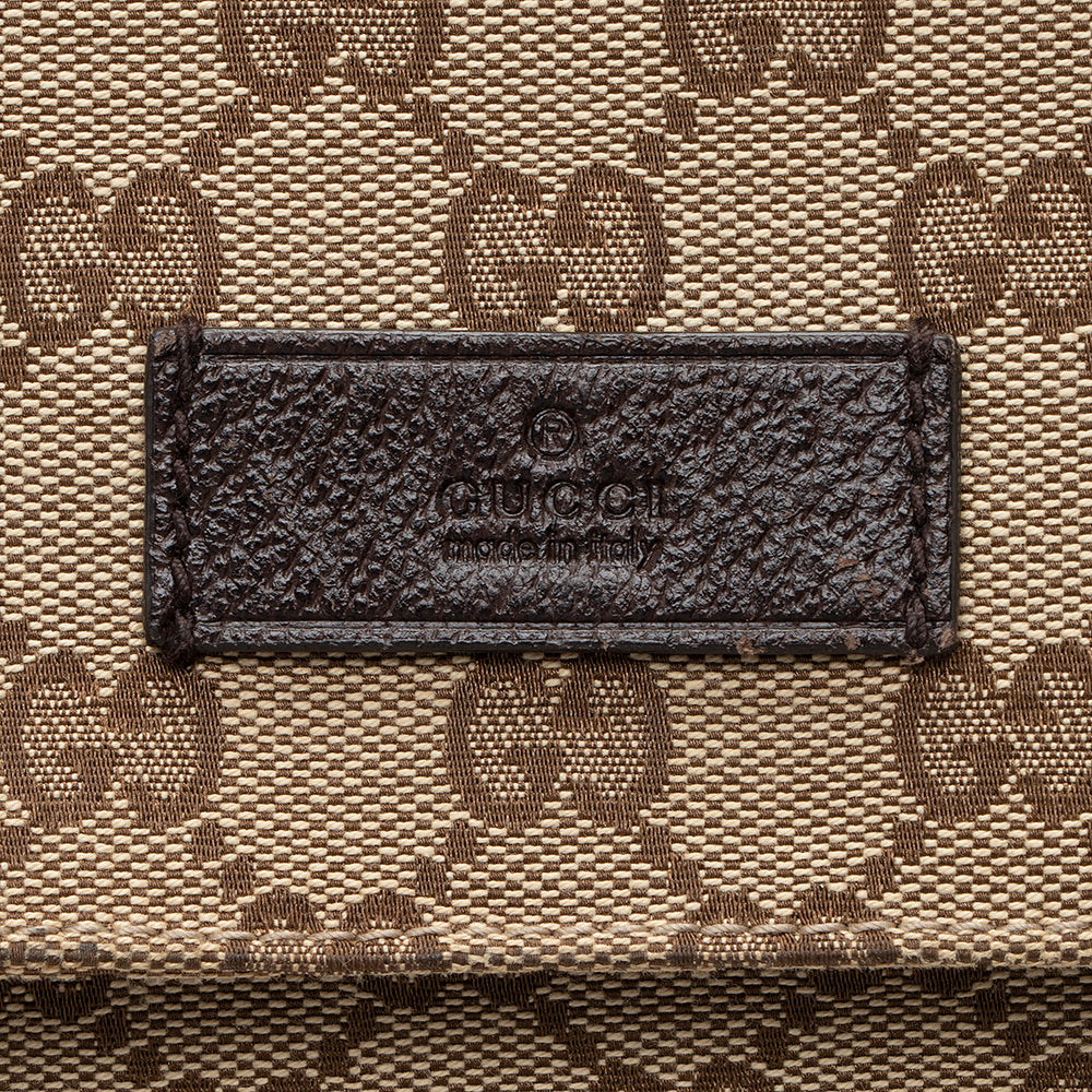 Gucci GG Canvas Large Messenger Bag (SHF-19176)