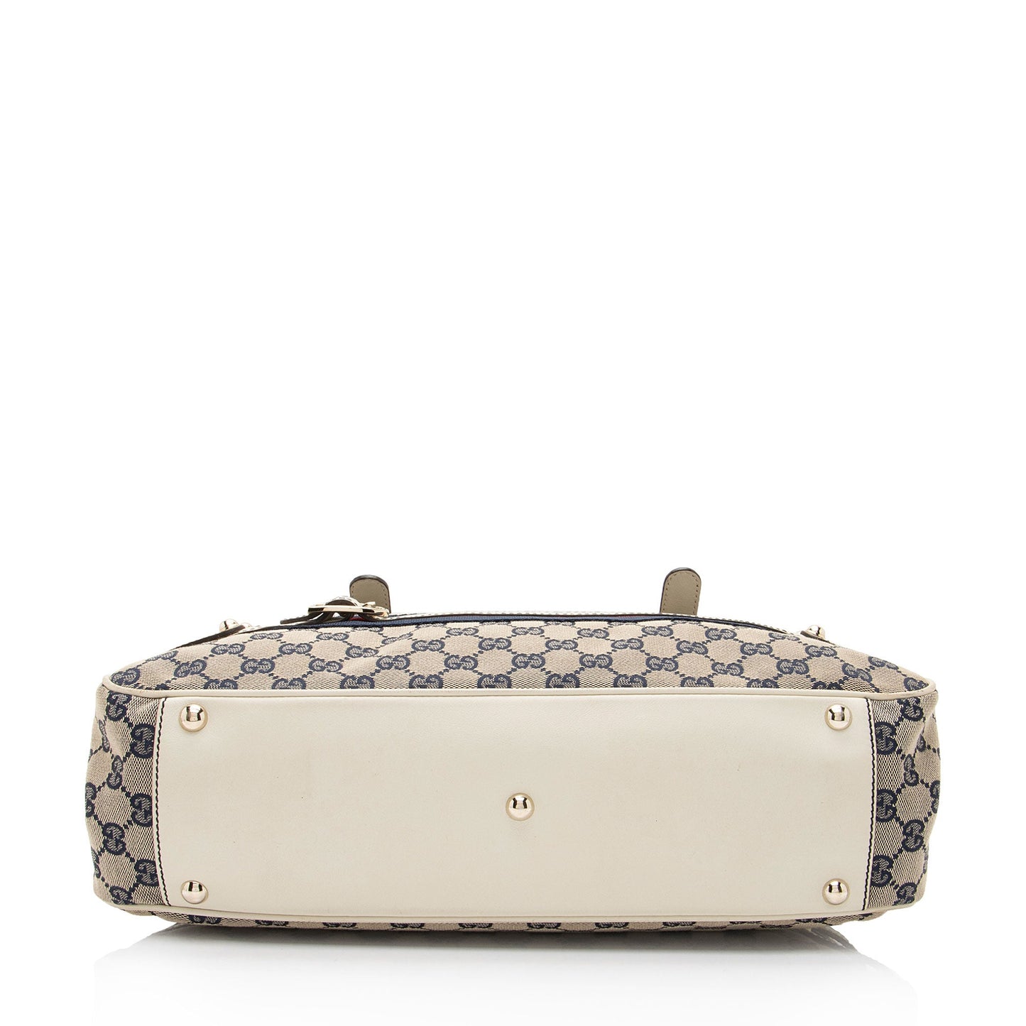 Gucci GG Canvas Leather Web Shoulder Bag (SHF-Syij4P)