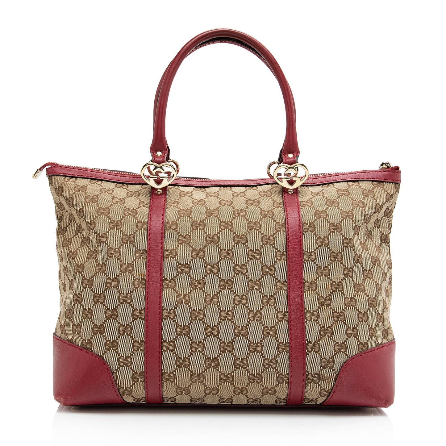 Luxury Gucci GG Canvas Lovely Medium Tote (SHF-Uo4a1Z)