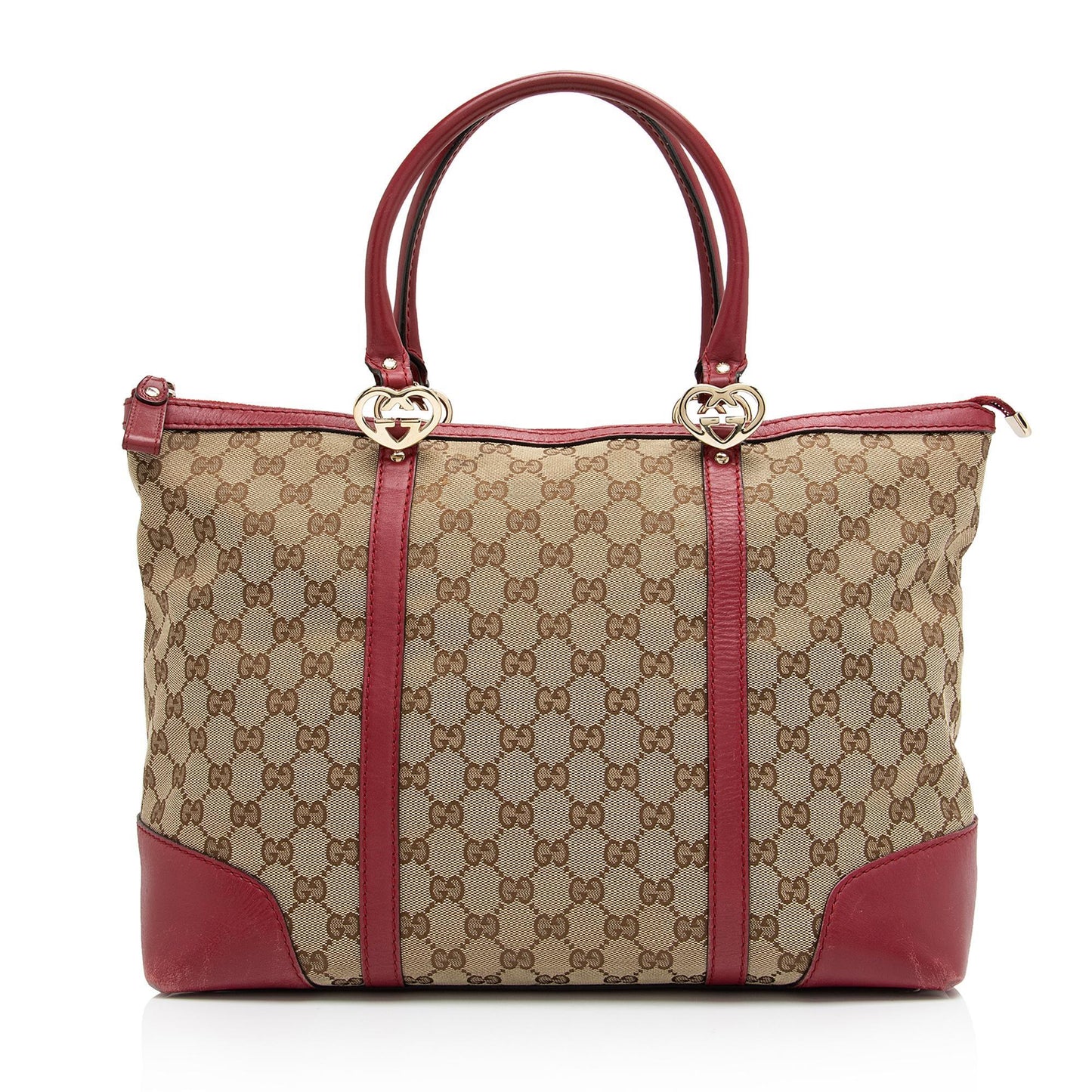 Luxury Gucci GG Canvas Lovely Medium Tote (SHF-Uo4a1Z)