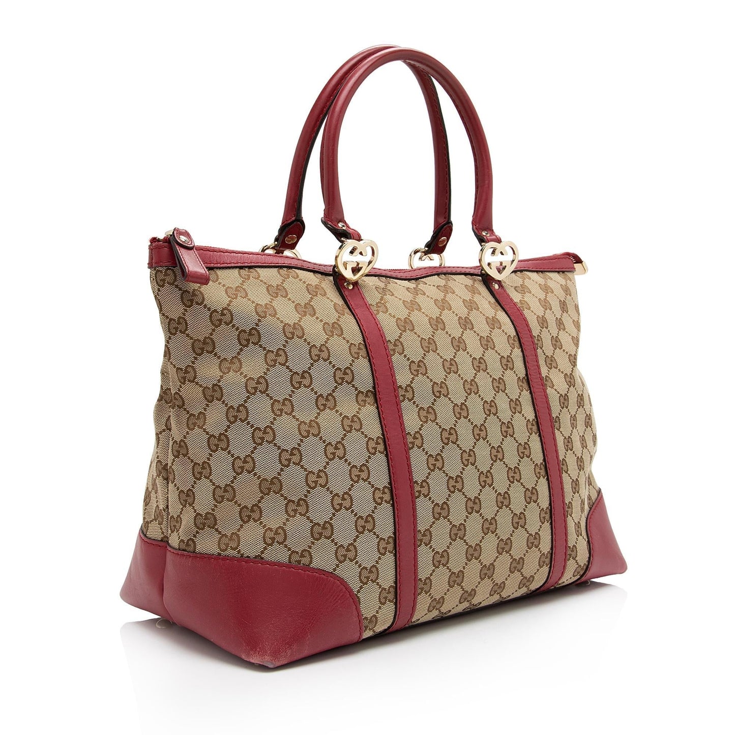 Luxury Gucci GG Canvas Lovely Medium Tote (SHF-Uo4a1Z)