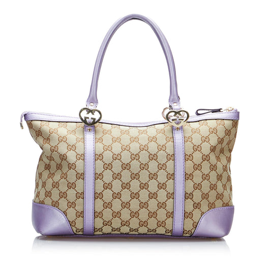 Luxury Gucci GG Canvas Lovely Tote Bag (SHG-7OVX1r)
