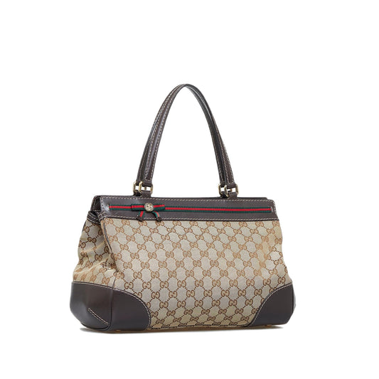Luxury Gucci GG Canvas Mayfair Tote Bag (SHG-RoR4aV)