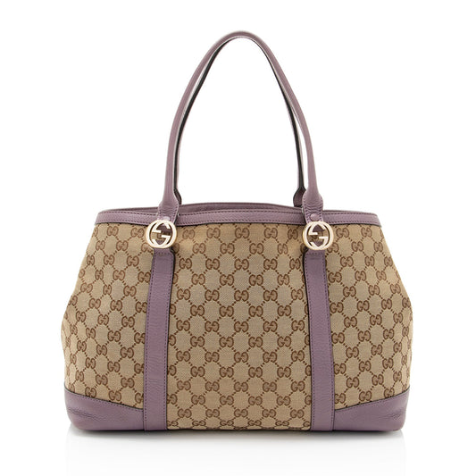 Gucci GG Canvas Miss GG Tote (SHF-yLtJuh)