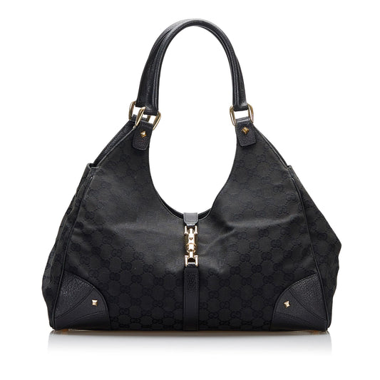 Gucci GG Canvas Nailhead Jackie (SHG-YZOZQj)