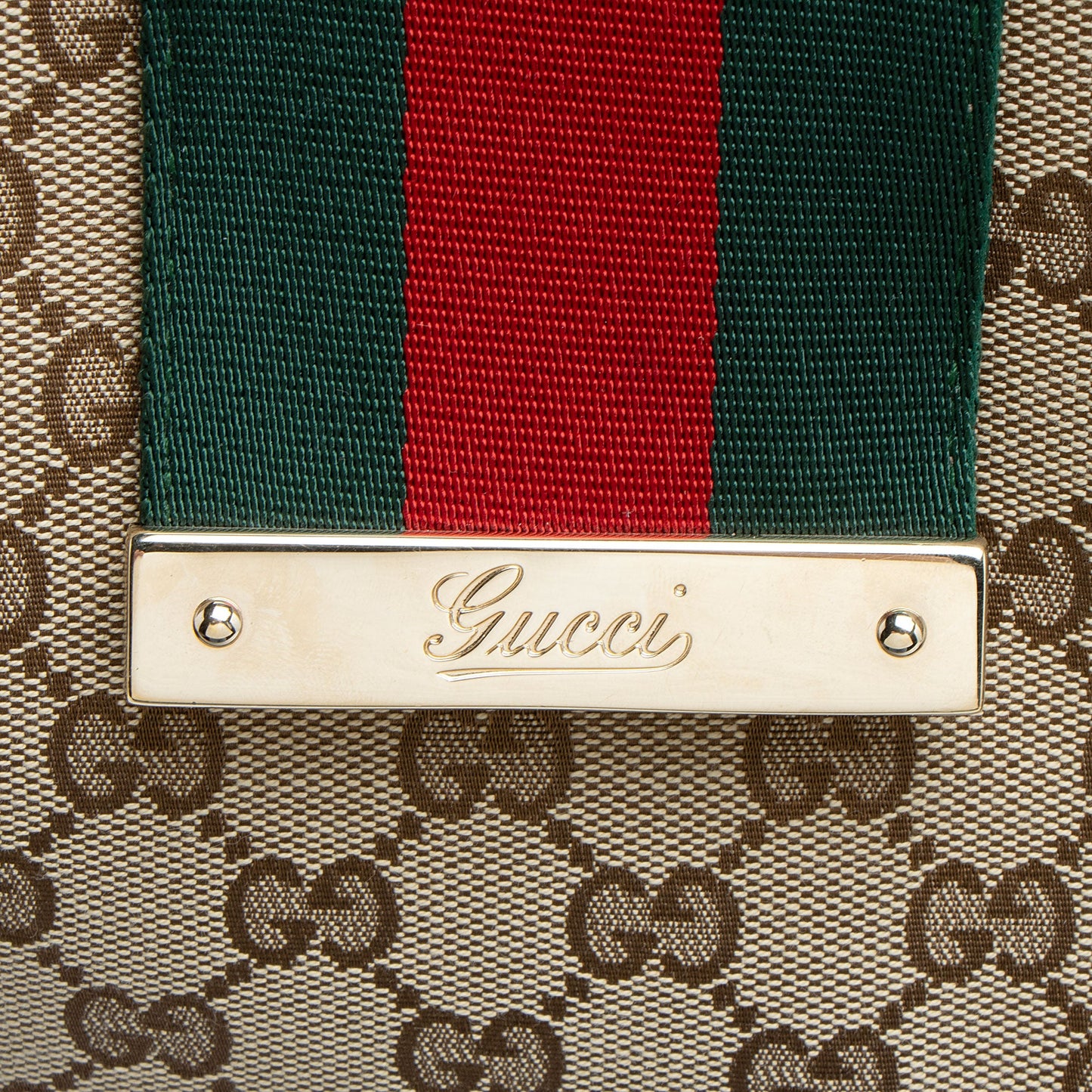 Gucci GG Canvas New Ladies Web Large Hobo (SHF-KEb6Ji)