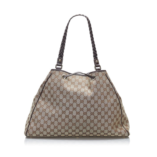 Luxury Gucci GG Canvas Peggy Tote (SHG-WItI8D)