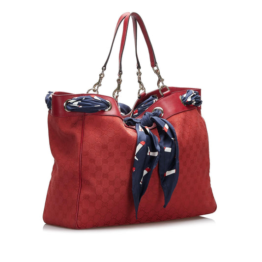 Luxury Gucci GG Canvas Positano Tote (SHG-I2eYwY)