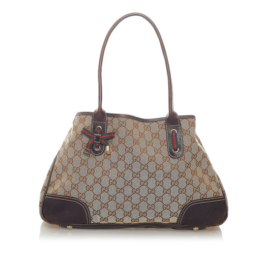 Gucci GG Canvas Princy Tote Bag (SHG-32390)