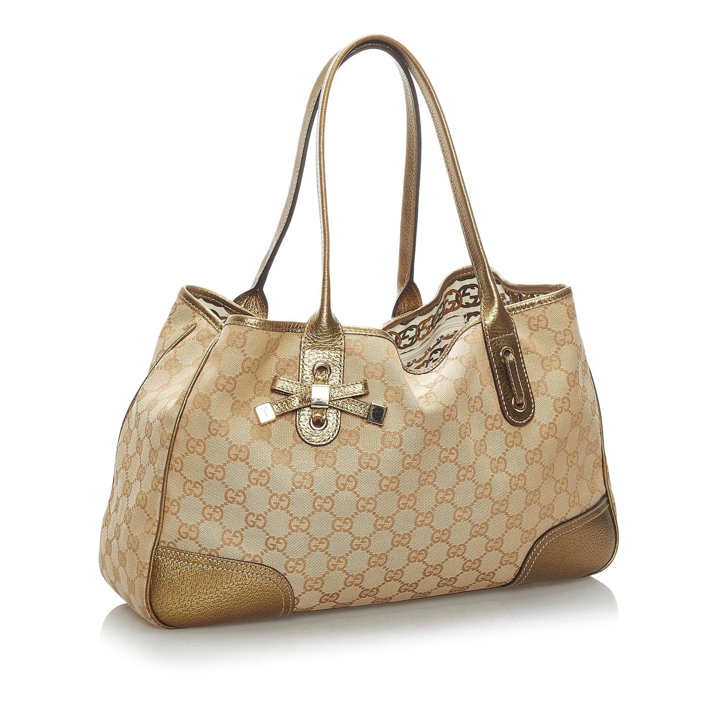 Gucci GG Canvas Princy Tote Bag (SHG-34005)