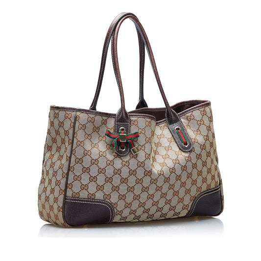 Luxury Gucci GG Canvas Princy Tote Bag (SHG-NumBEo)