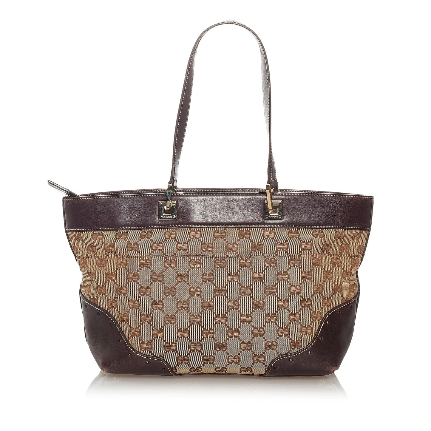Gucci GG Canvas Punch Tote Bag (SHG-27409)