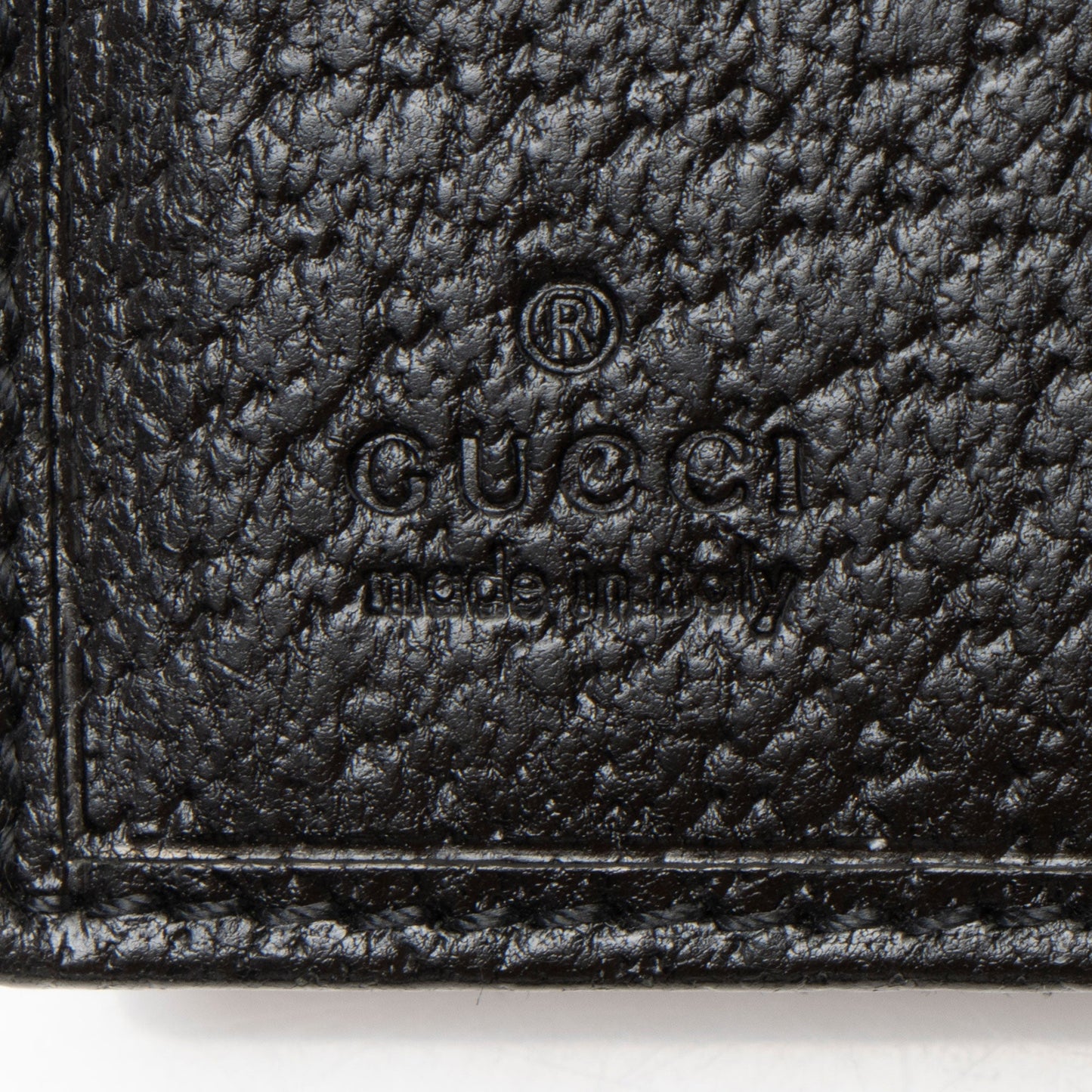 Gucci GG Canvas Studded French Wallet