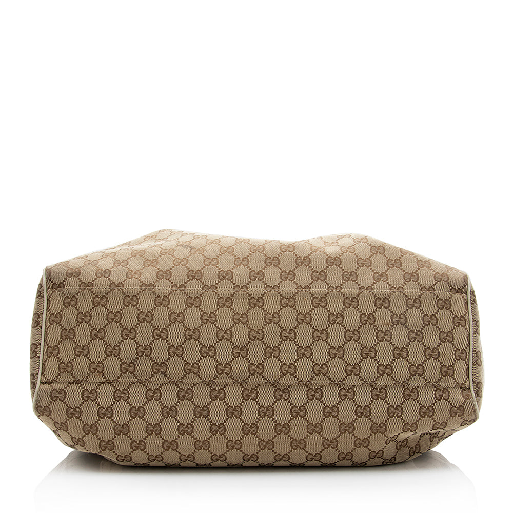 Gucci GG Canvas Sukey Large Tote (SHF-21485)