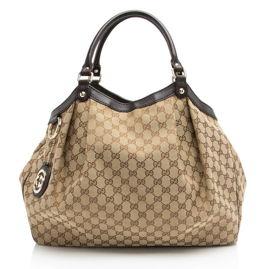 Gucci GG Canvas Sukey Large Tote
