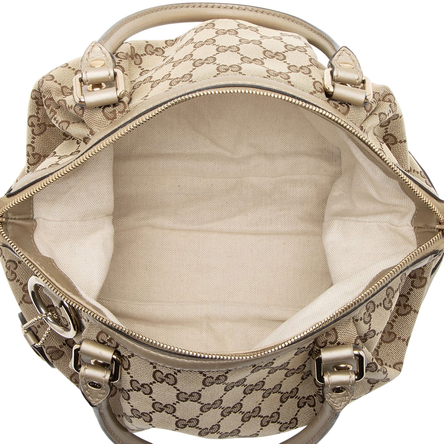 Gucci GG Canvas Sukey Medium Satchel