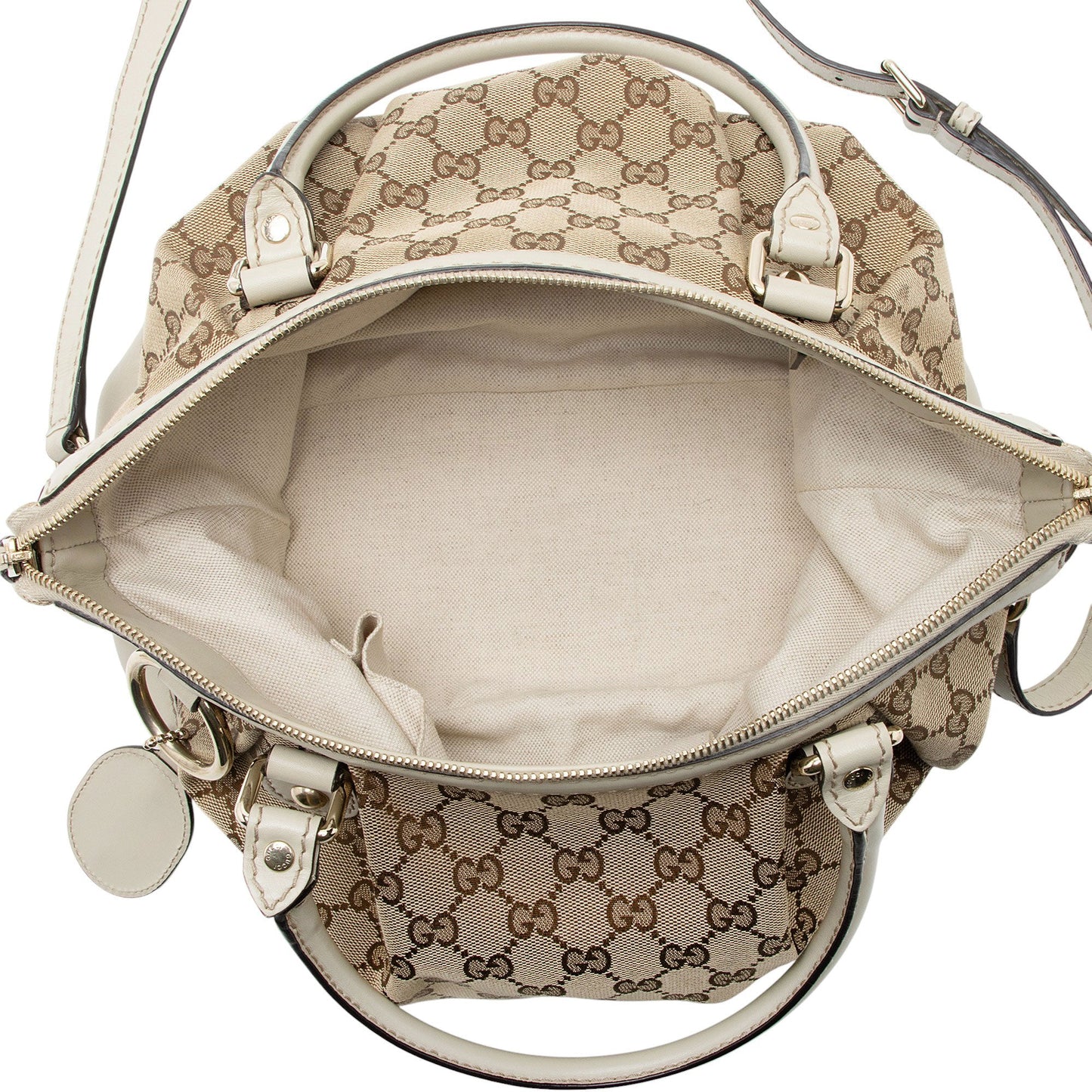 Gucci GG Canvas Sukey Medium Satchel