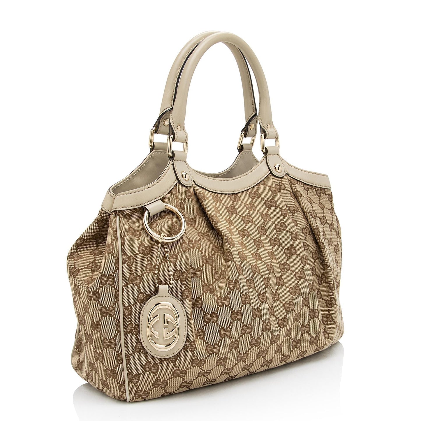 Luxury Gucci GG Canvas Sukey Medium Tote (SHF-Iw4uaP)