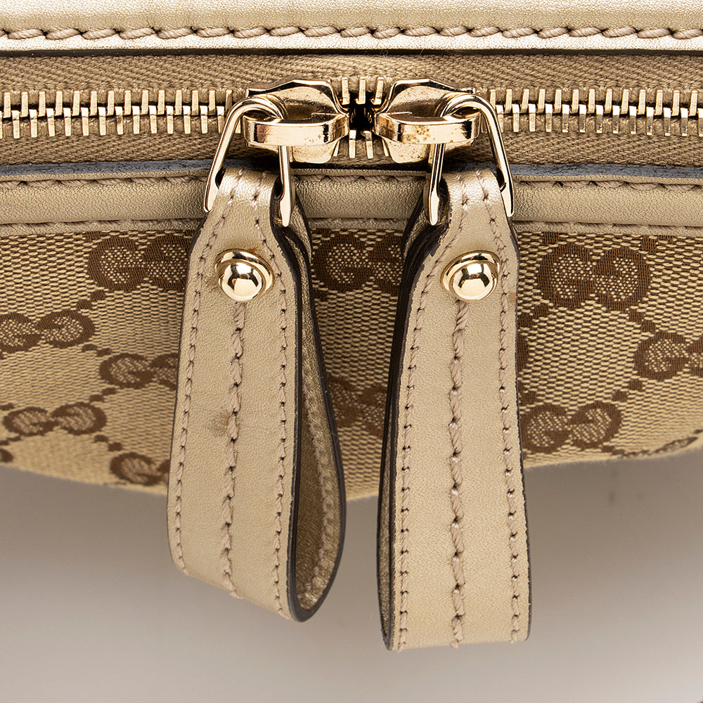 Gucci GG Canvas Sukey Top Handle Medium Satchel (SHF-20029)