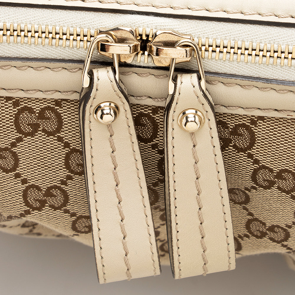 Gucci GG Canvas Sukey Top Handle Medium Satchel (SHF-20030)